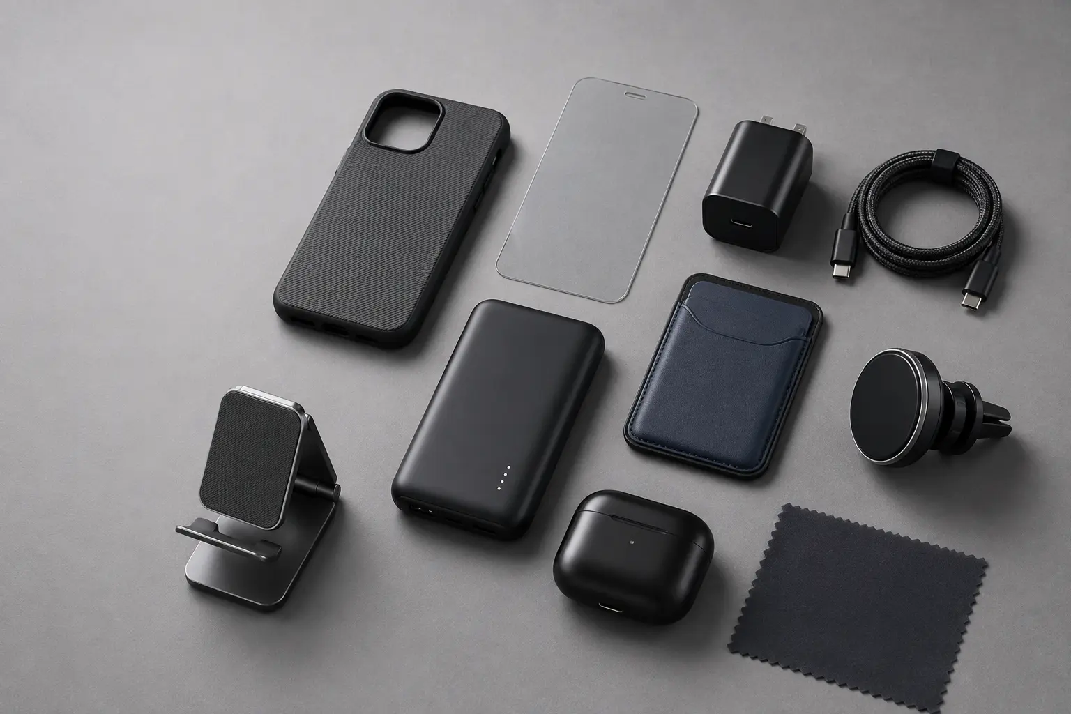 Phone cases, chargers, cables, battery packs and everyday accessories